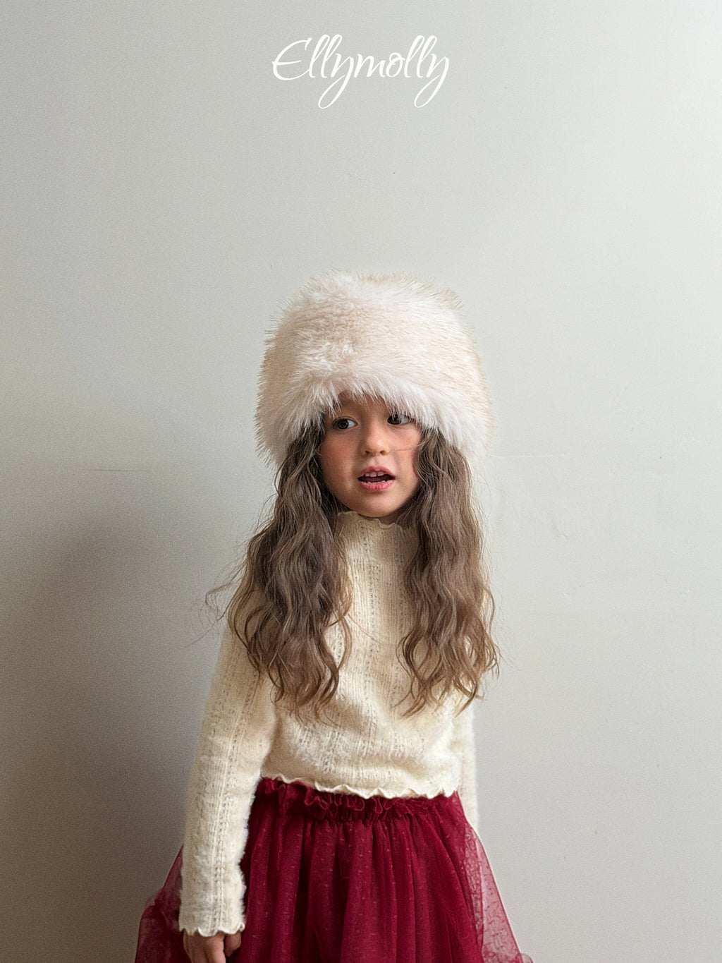 Elly Molly Meringue Loose Knit Tee
