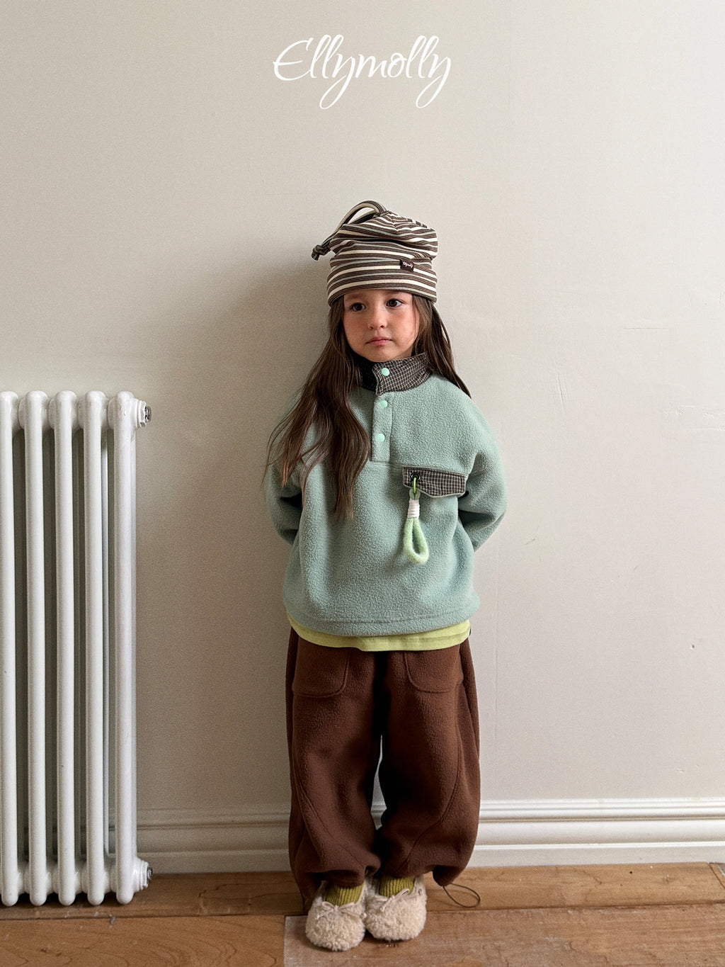 Elly Molly Pomelli High Neck Sweatshirt