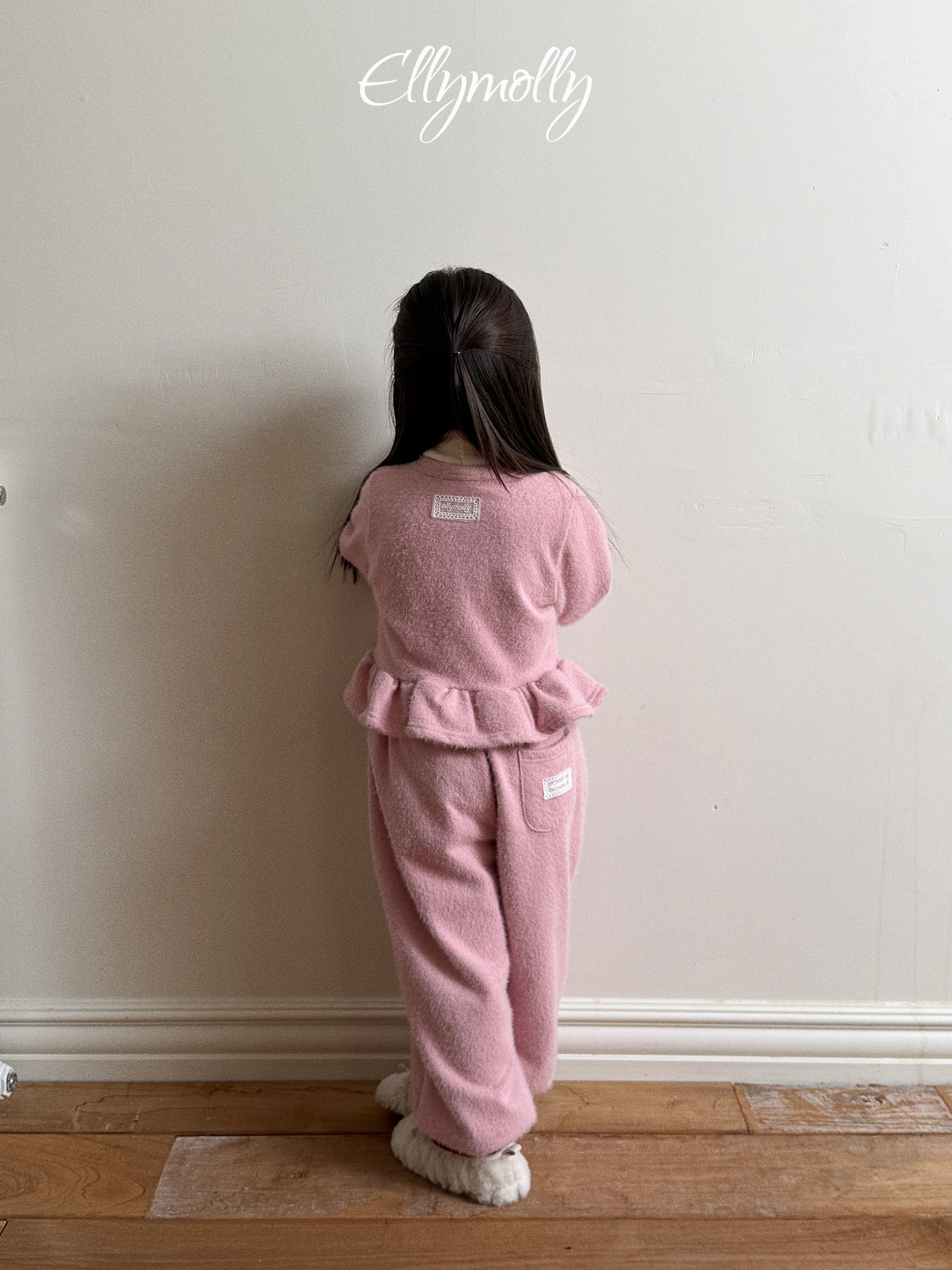 Elly Molly Snowflake Angora Frill Cardigan
