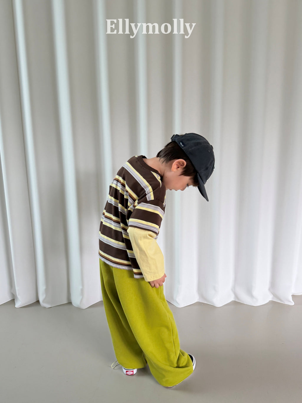 Elly Molly Campus Color Block Tee