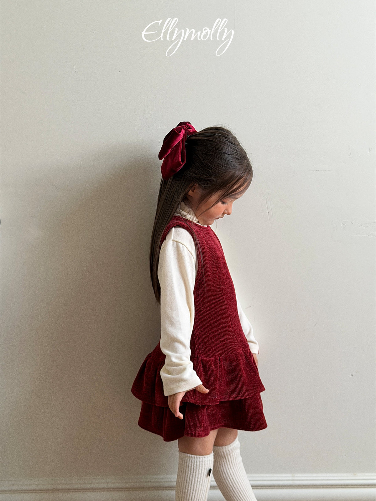 Elly Molly Snow Frill One-piece