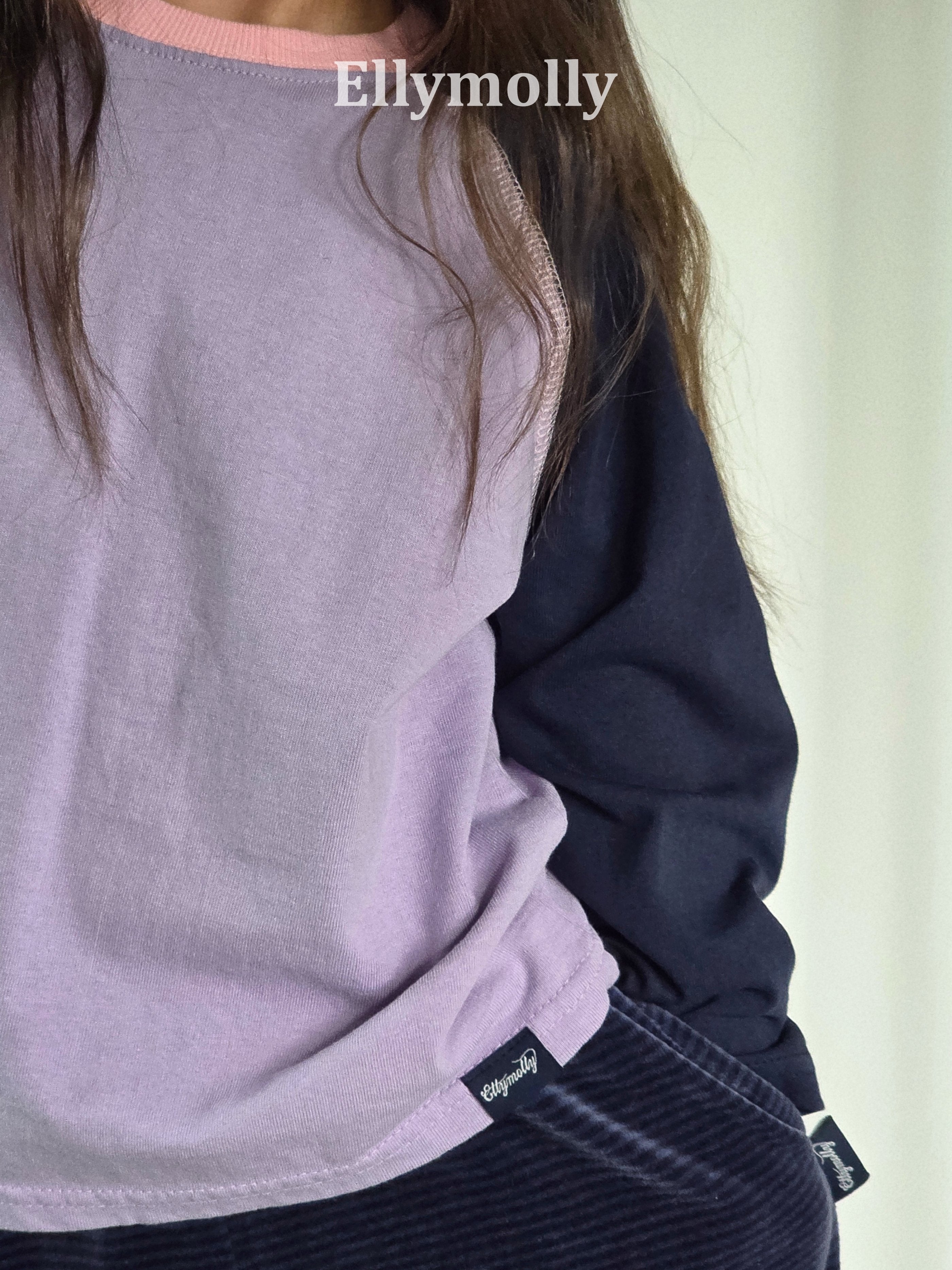 Elly Molly Color Block Raglan Tee