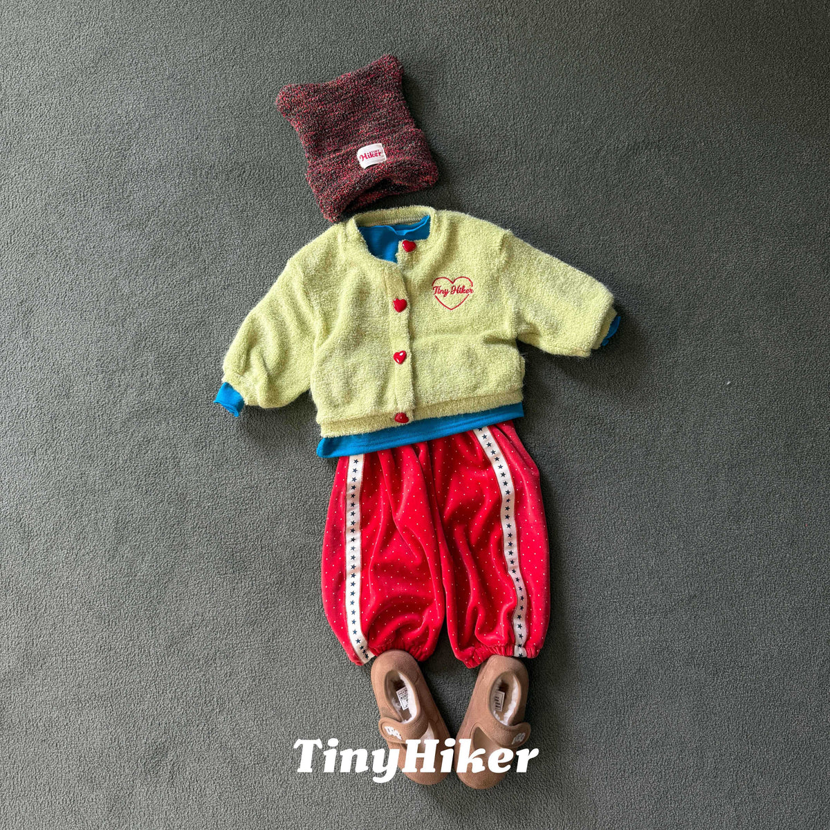 TinyHiker Tiny Heart Cardigan