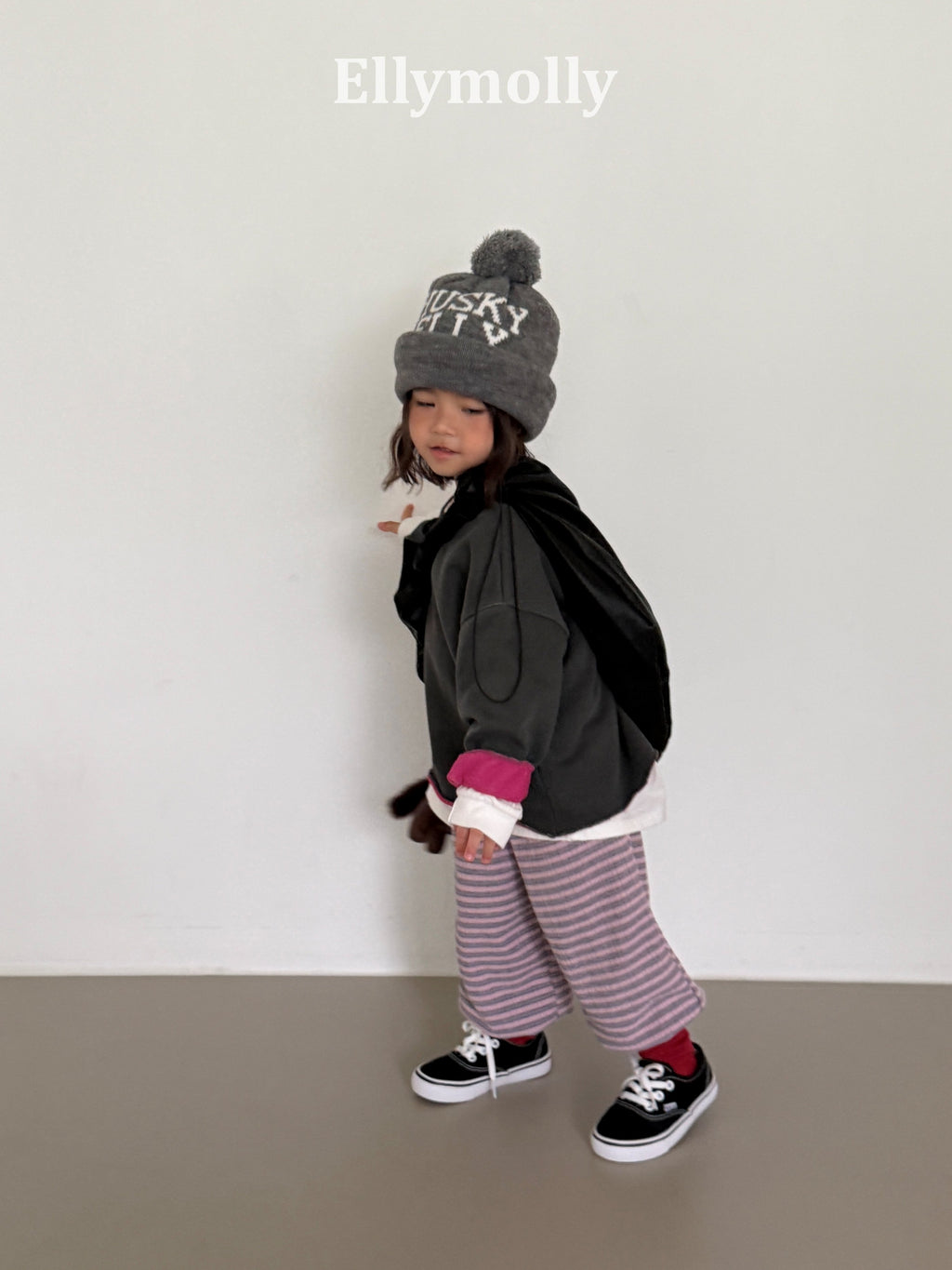 Elly Molly Rough Two Tone Dyeing Sweatshirt