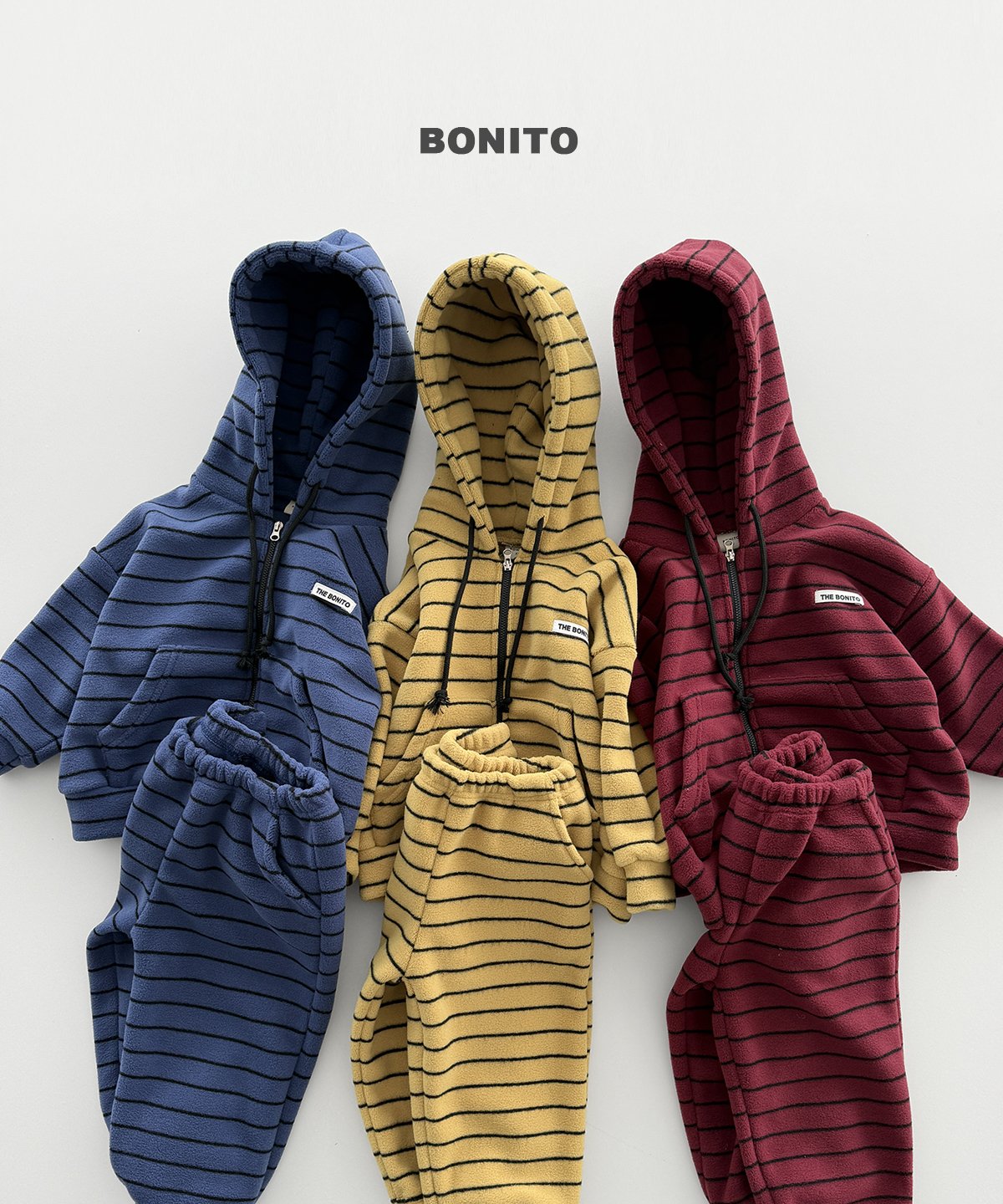 bonito ボーダー フードジップセット