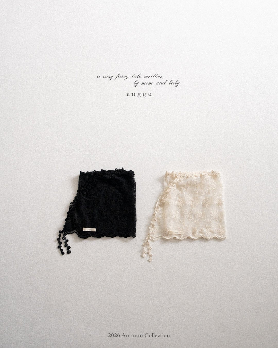 anggo Eyelet Lace Muffler