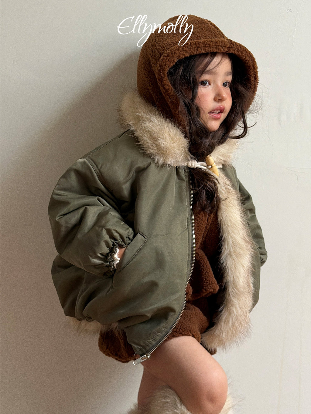 Elly Molly Bear Hood Vest
