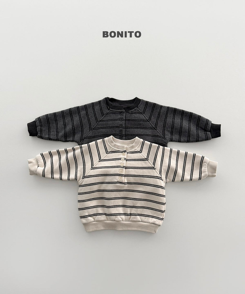 bonito ボーダー ヘンリーネック
