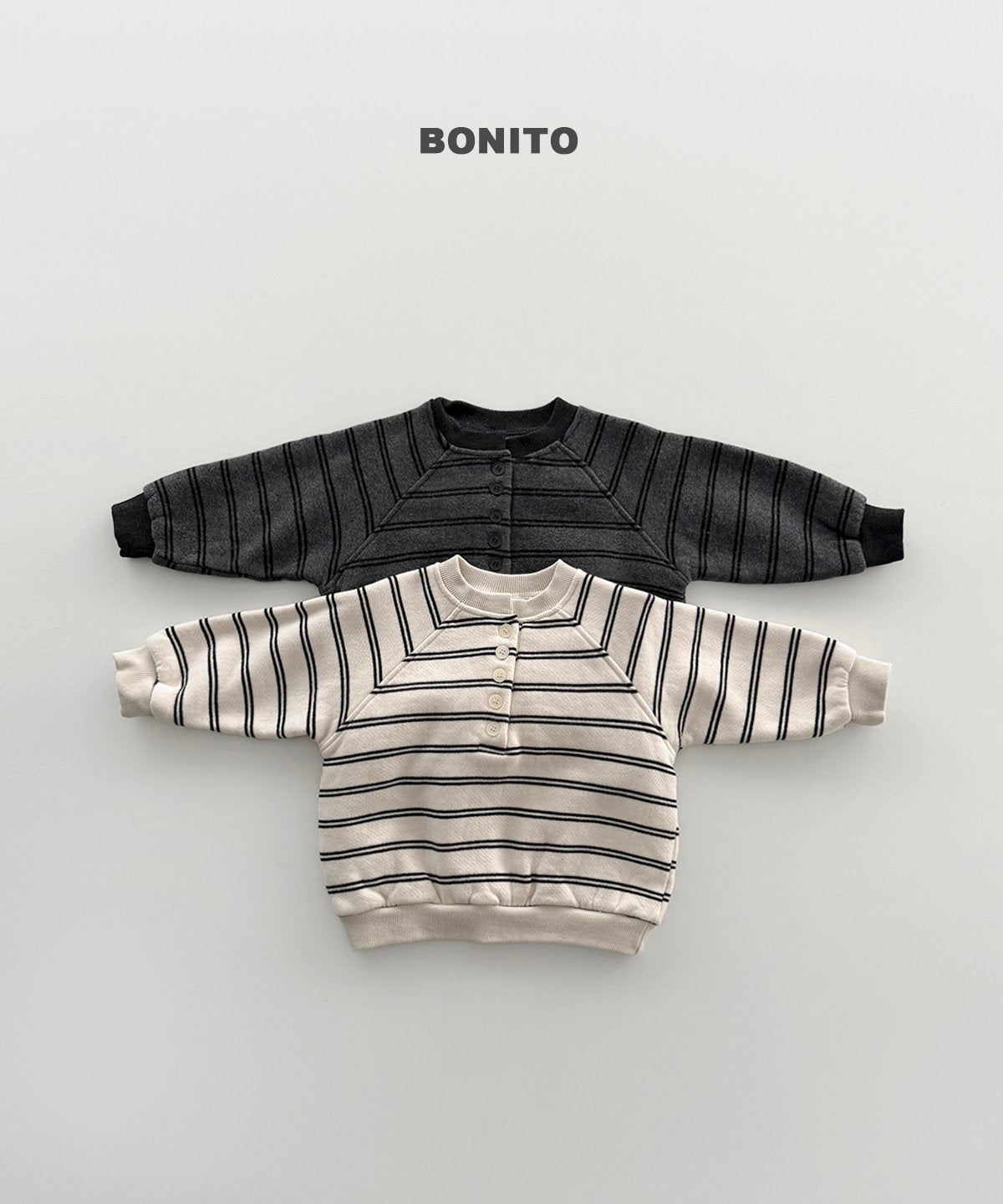bonito ボーダー ヘンリーネック