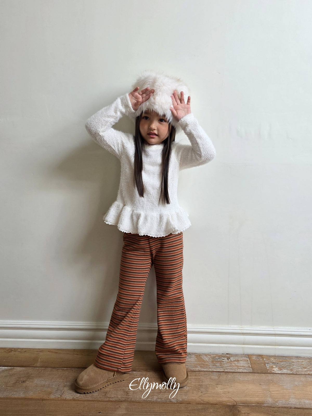 Elly Molly Snowflake Frill Tee