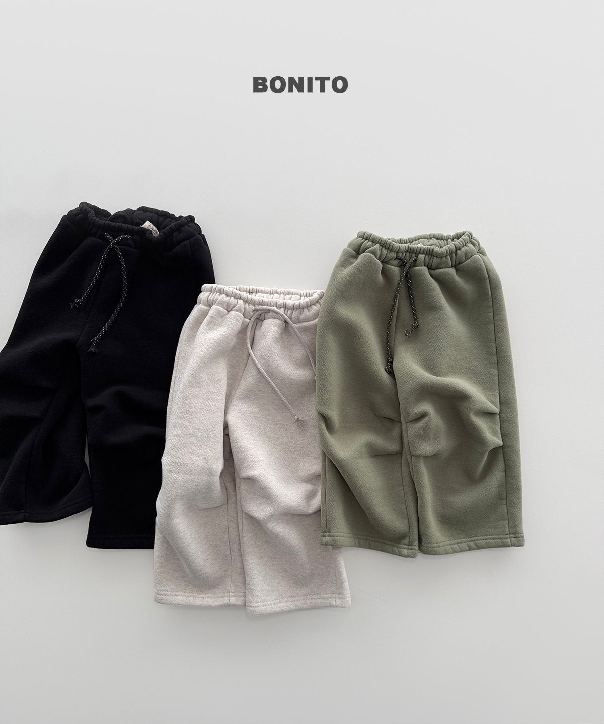 bonito ピンタック ストレートパンツ