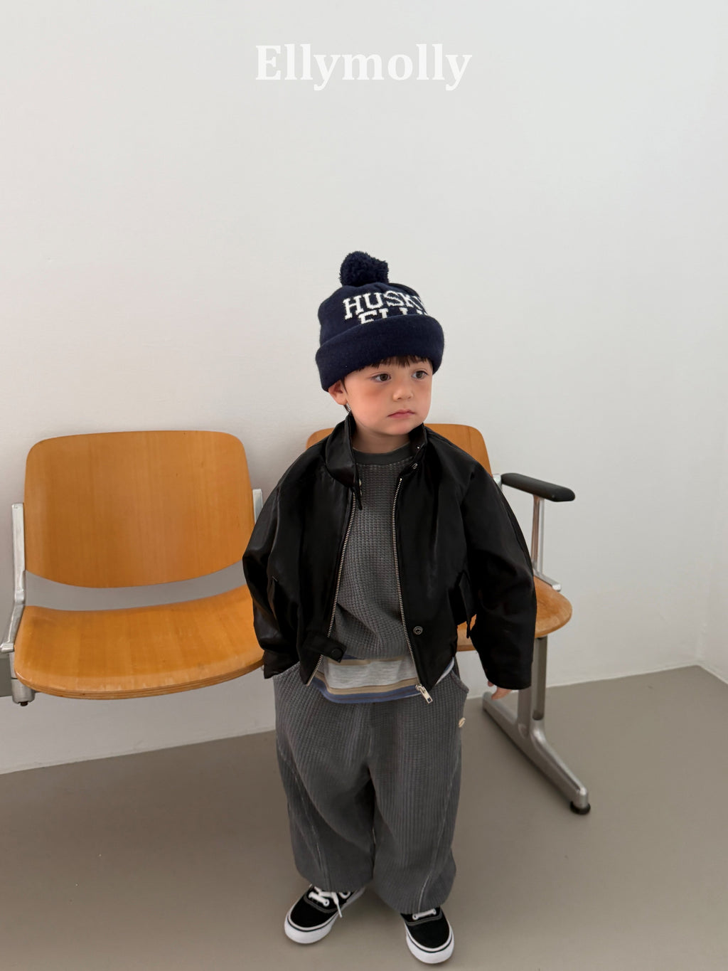 Elly Molly King Waffle Jogger Pants