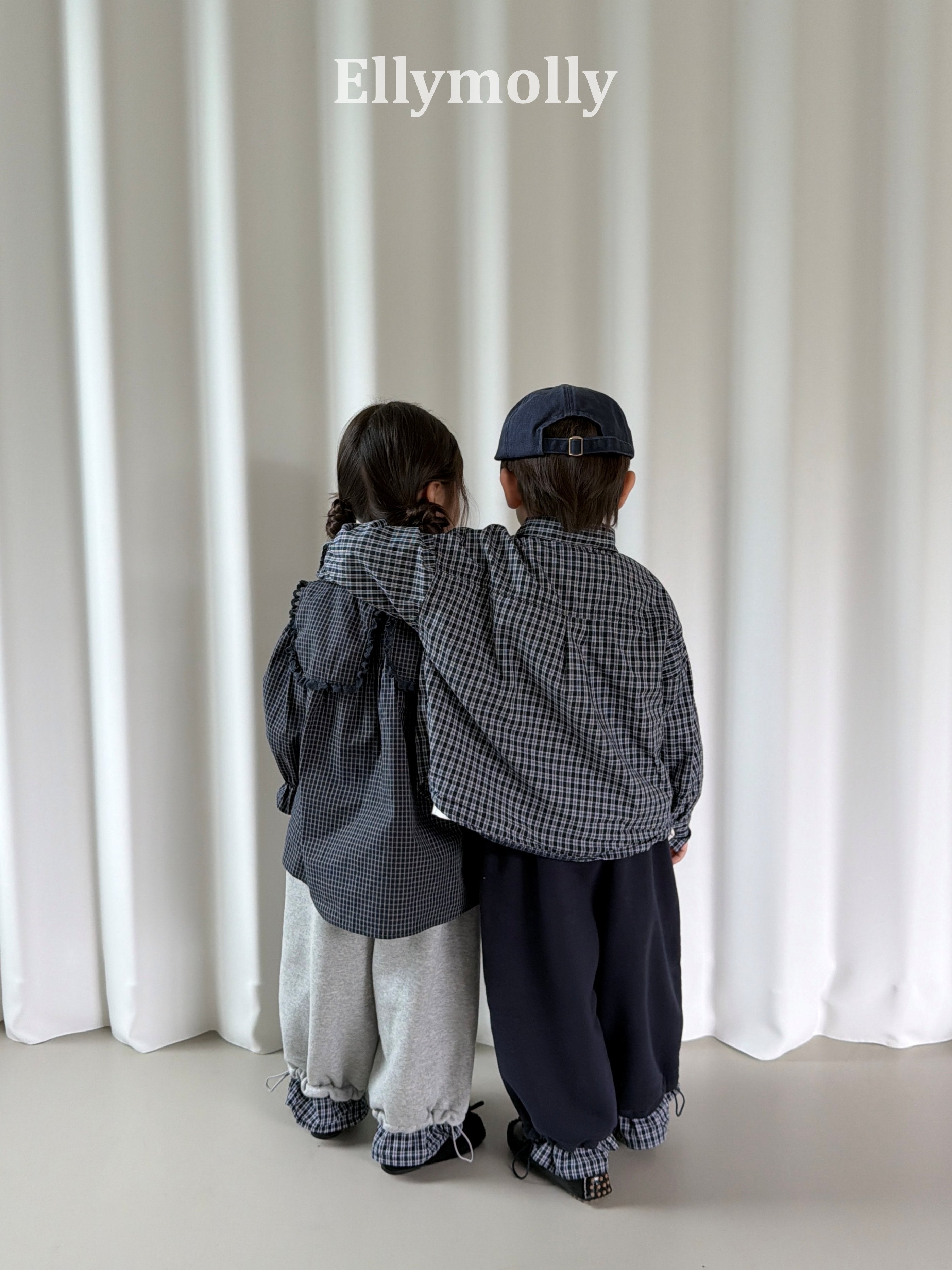 Elly Molly Musk Check Blouse