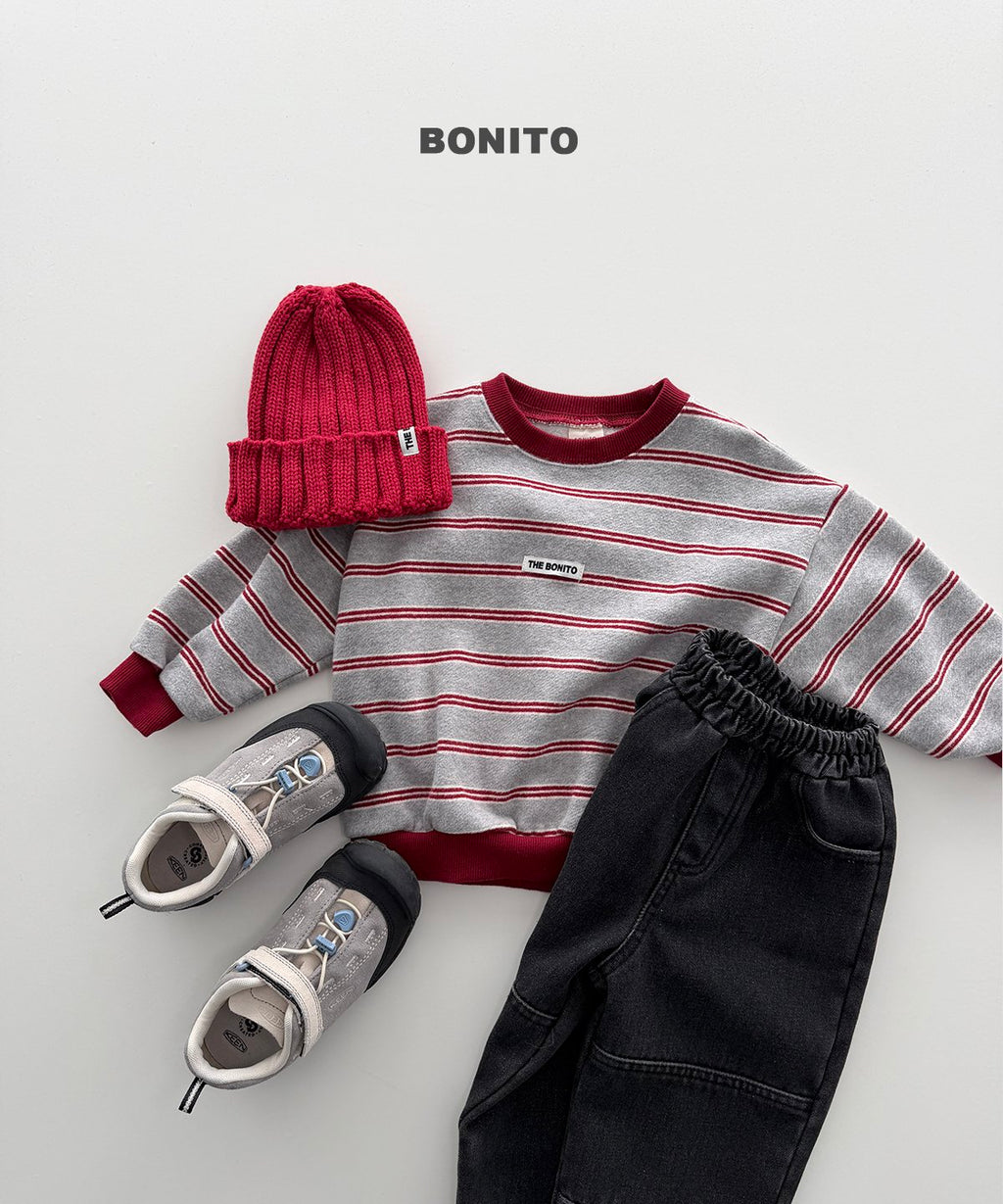 bonito モニカ ボーダースウェット