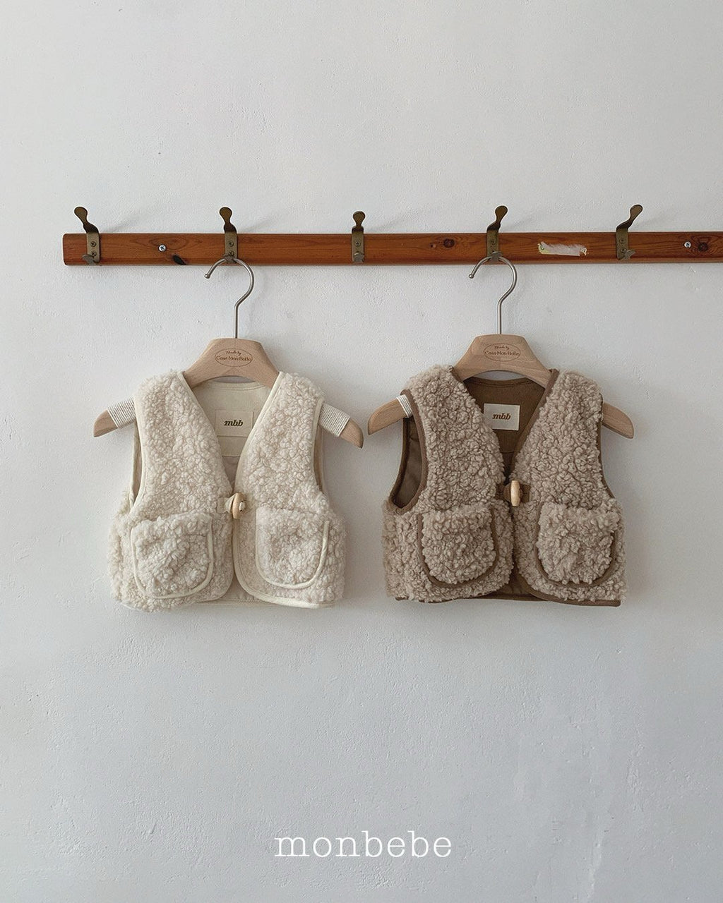 monbebe Shearling Vest