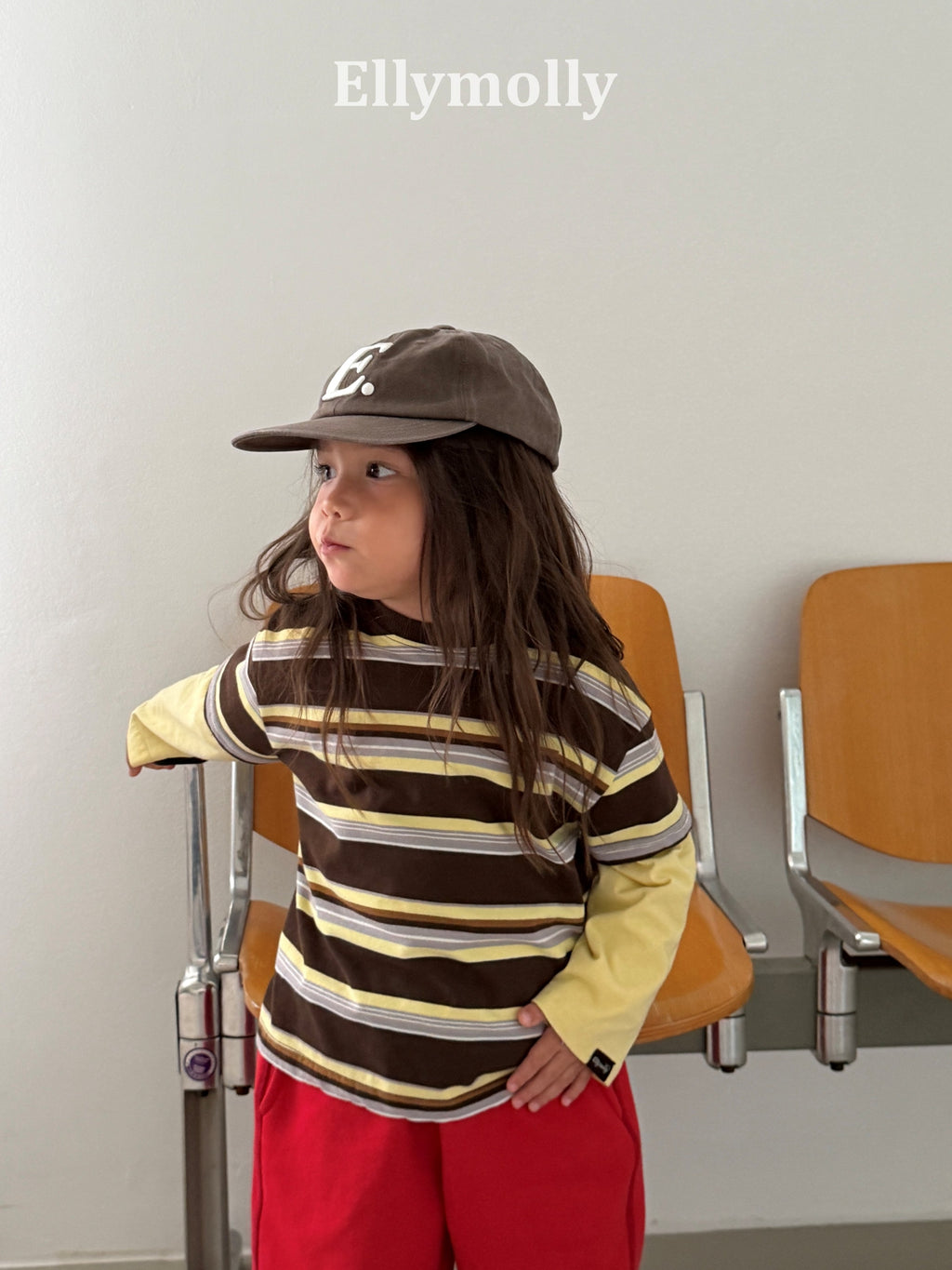 Elly Molly Campus Color Block Tee