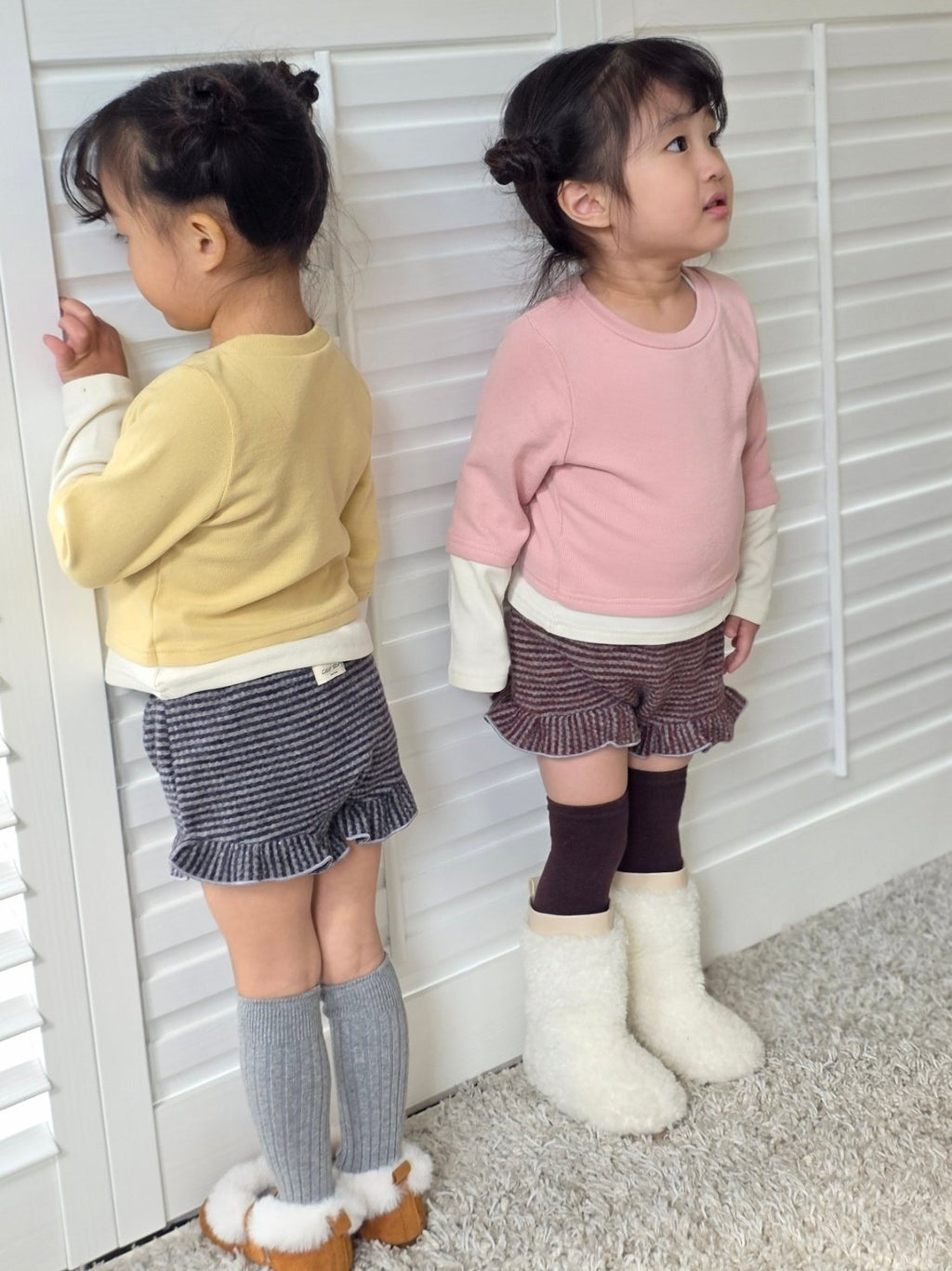color オズ フリルスカートパンツ