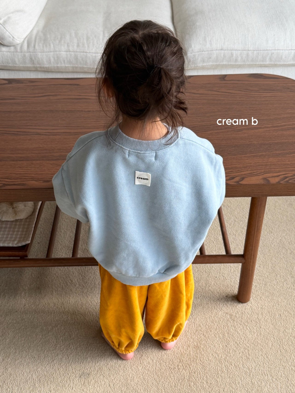 Creambbang Chocolat Brushed Sweatshirt