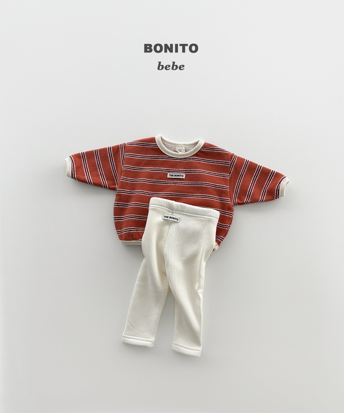 bonito リブ起毛レギンス 2枚組