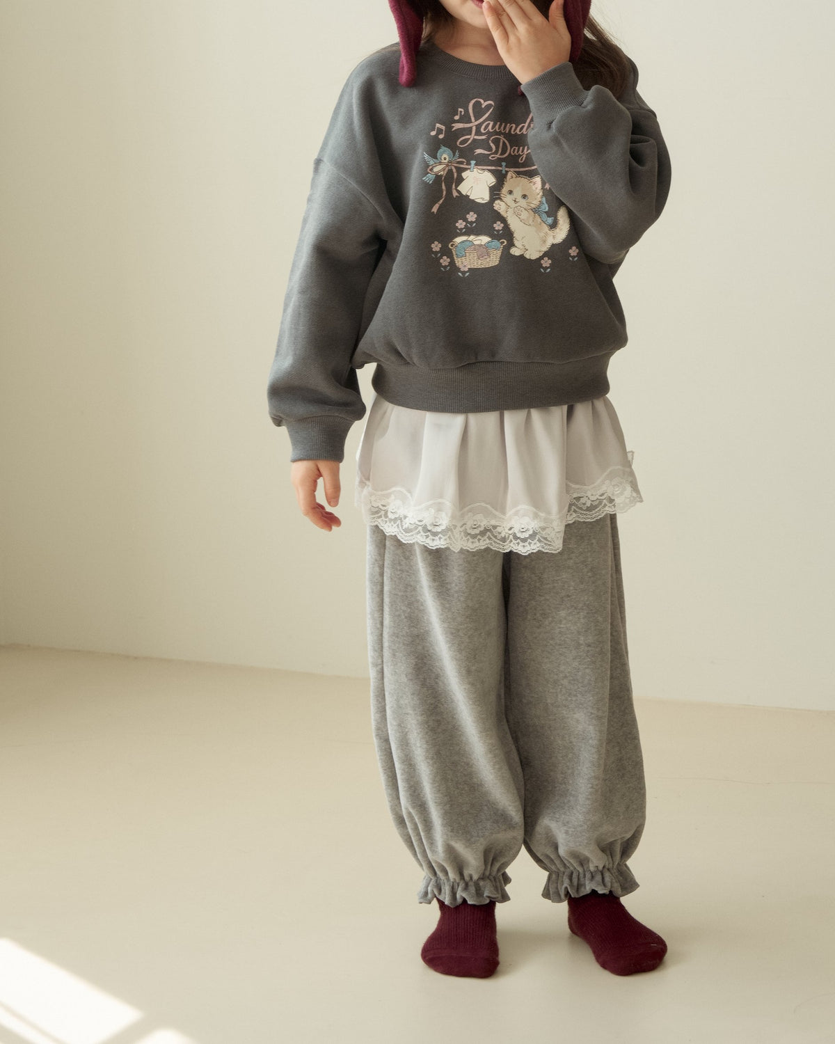 momoann Satin Jogger Pants