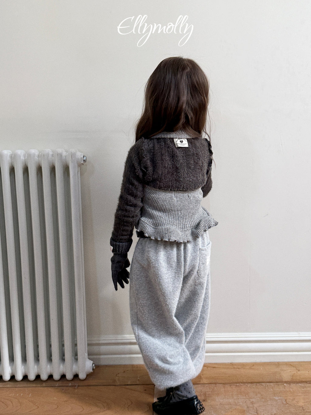 Elly Molly Meringue Loose Knit Tee