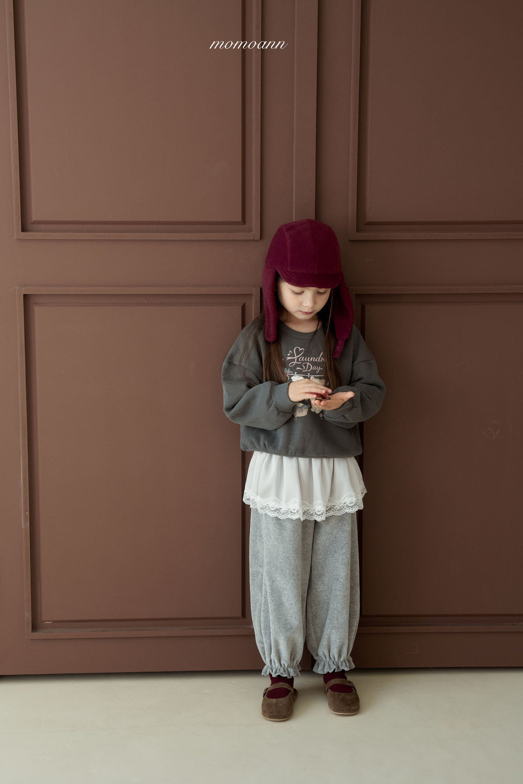 momoann Satin Jogger Pants