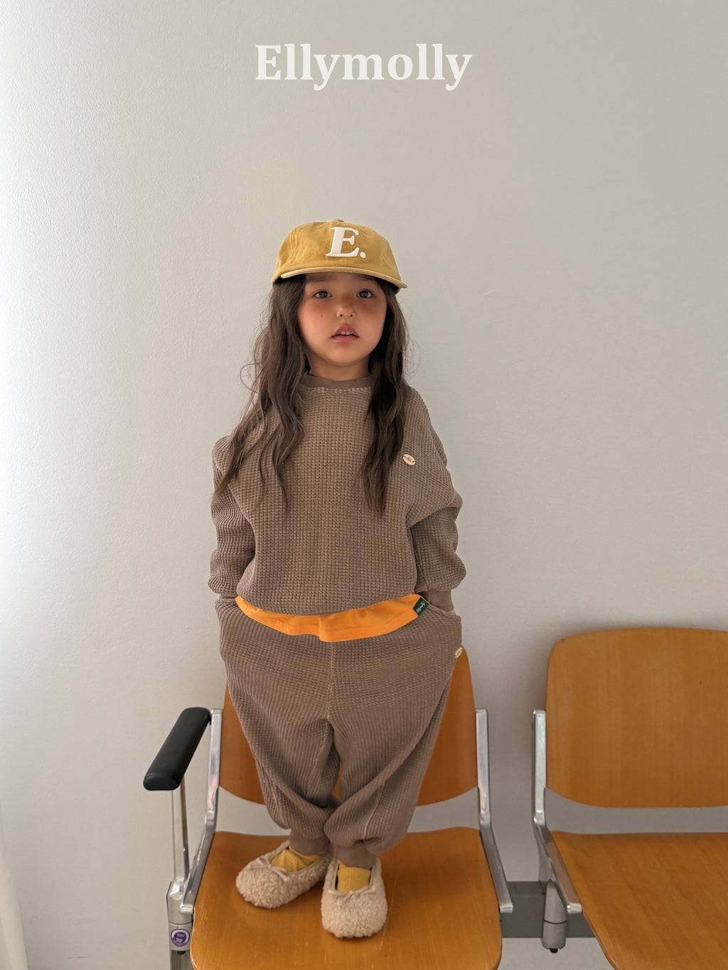 Elly Molly King Waffle Jogger Pants