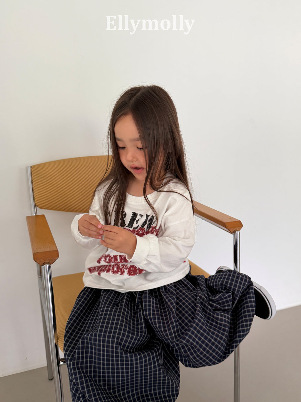 Elly Molly Autumn Grid Balloon Pants