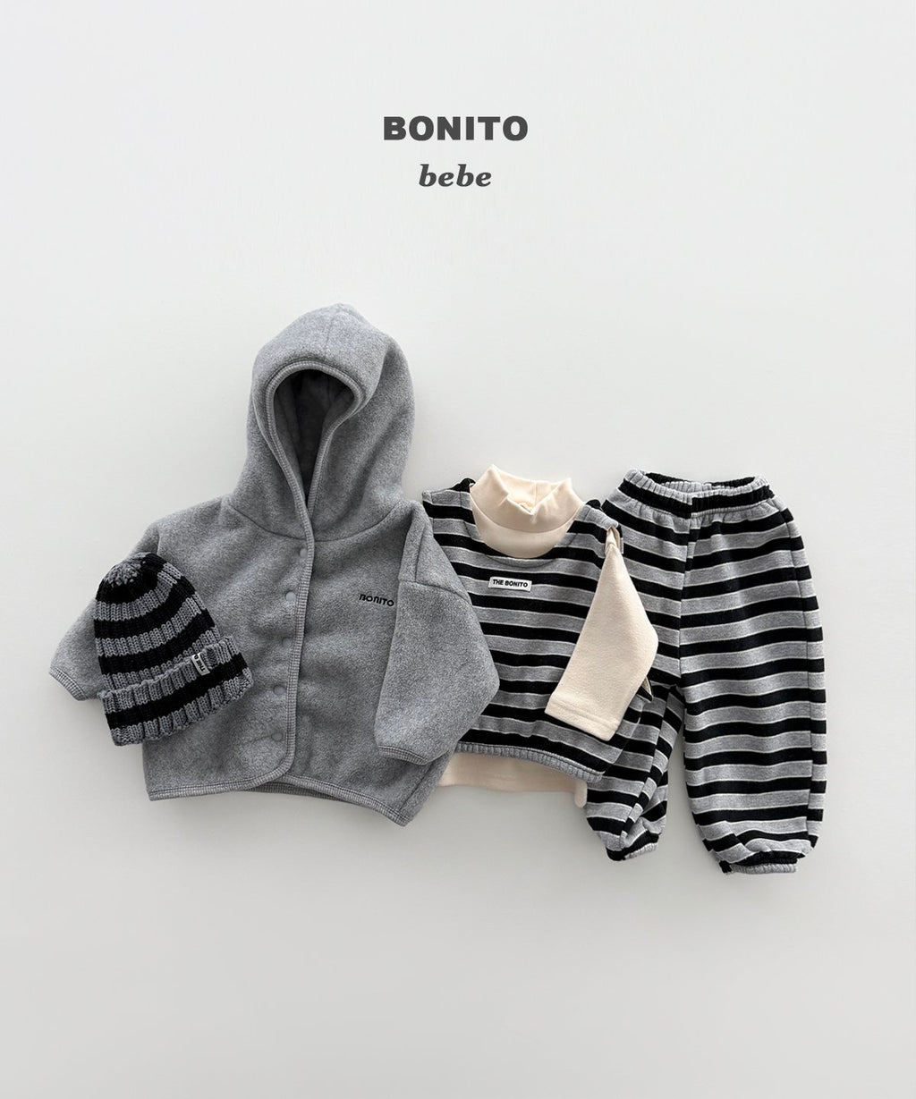 bonito ボーダー ベスト上下セット