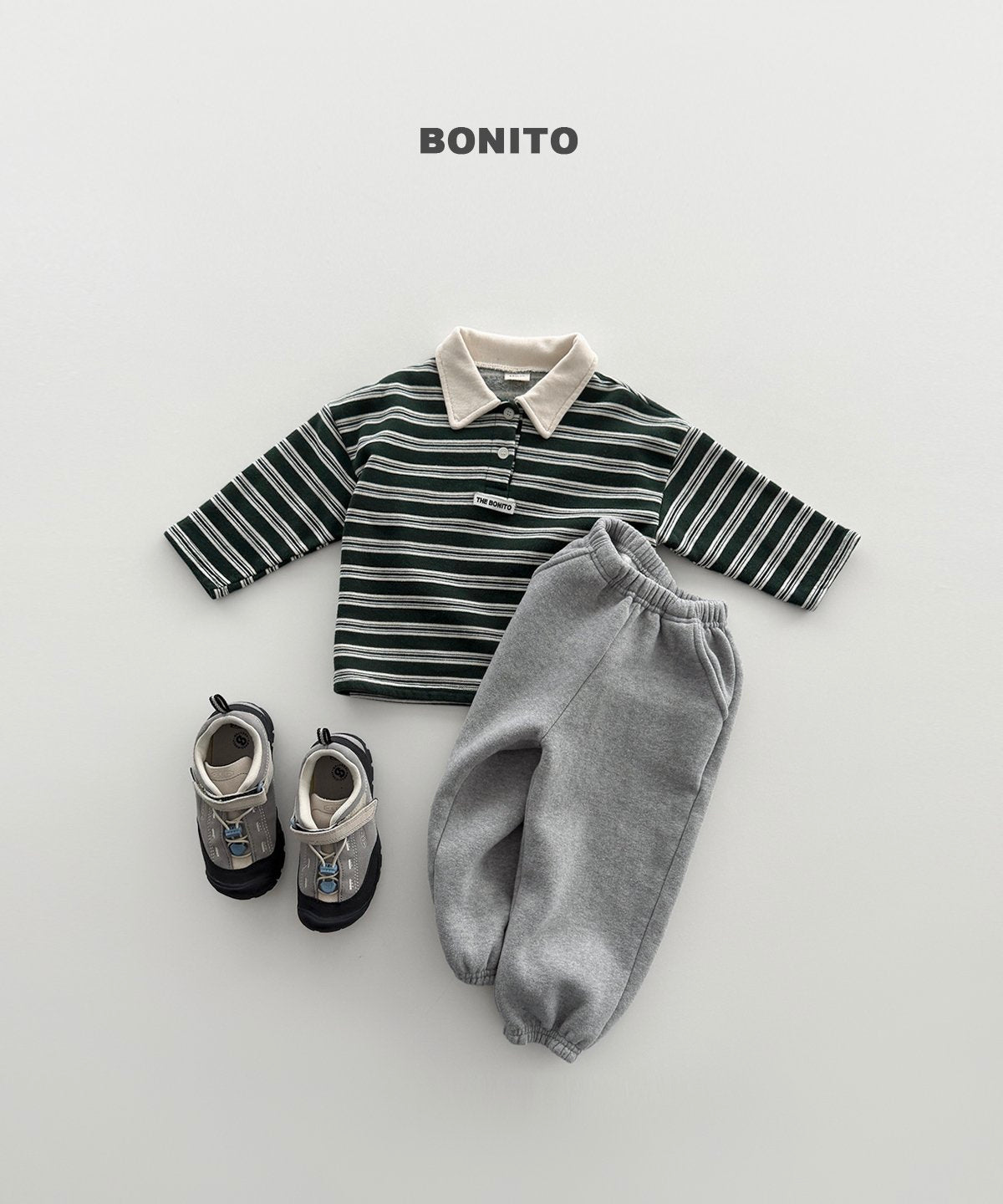 bonito ボーダー チョコカラーT