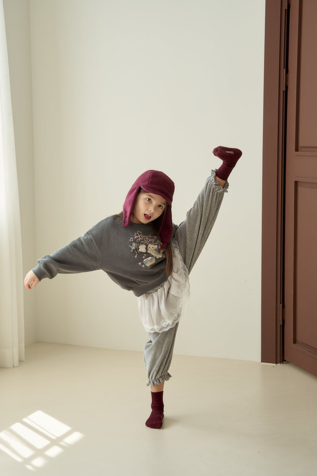 momoann Satin Jogger Pants