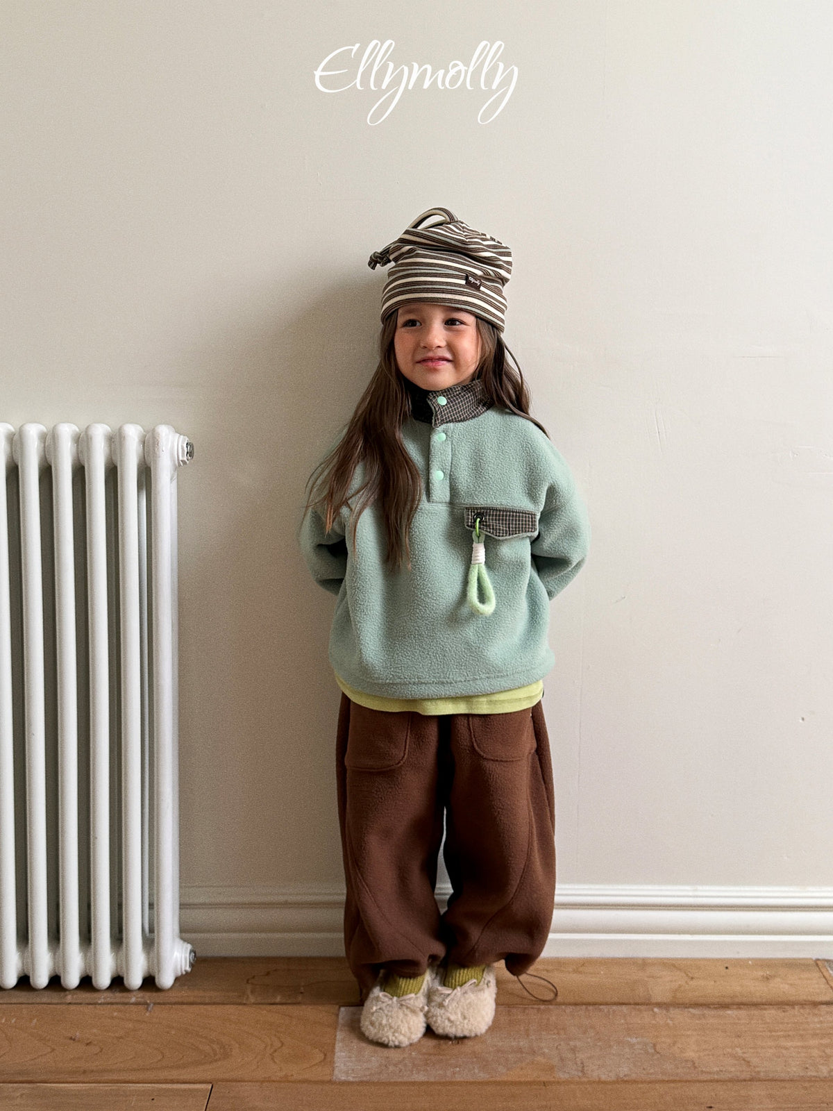 Elly Molly Pomelli High Neck Sweatshirt