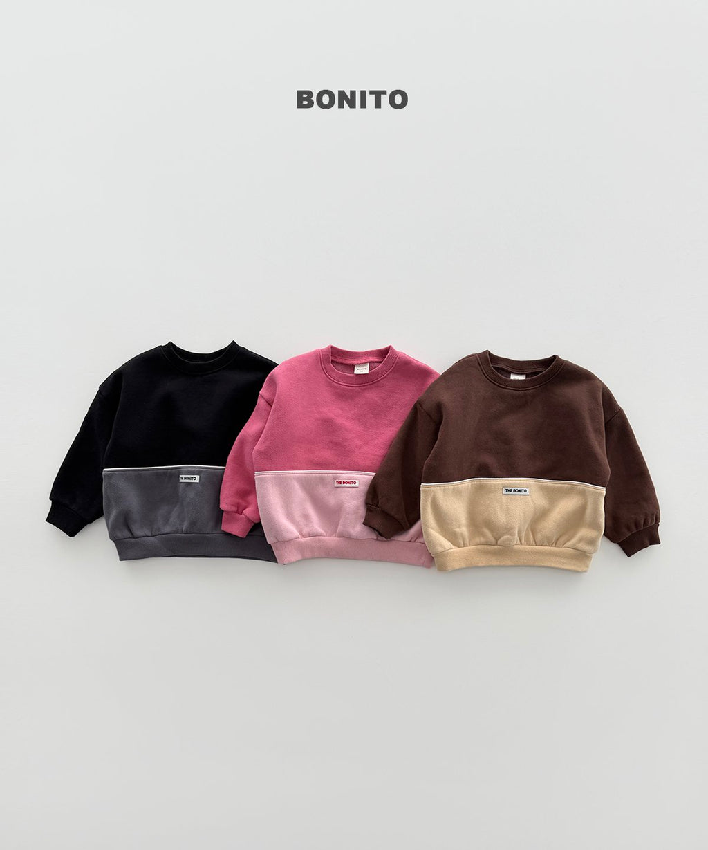 bonito 裾配色 スウェット