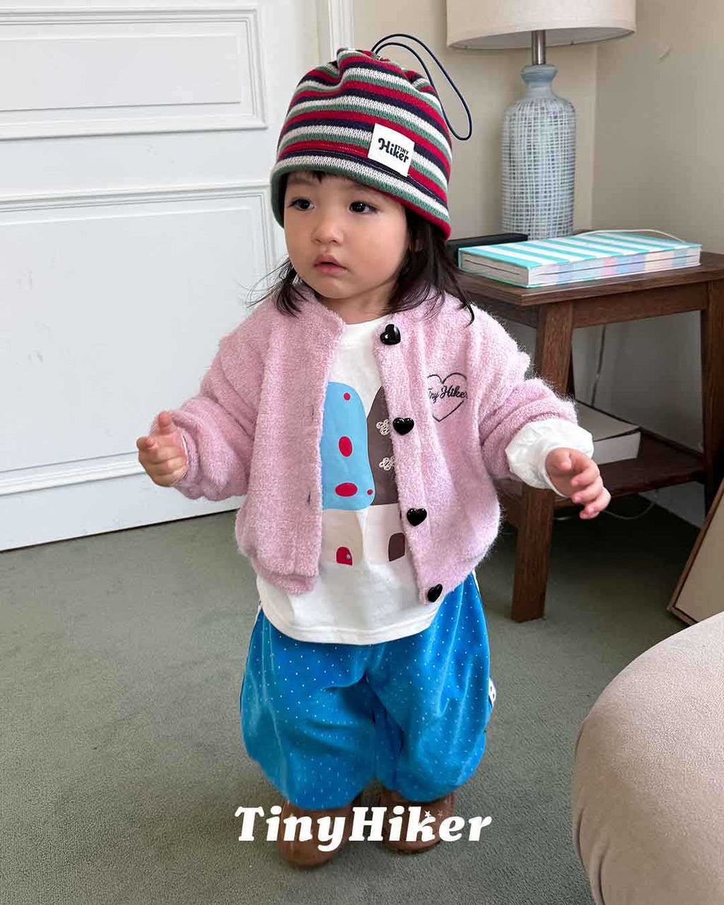 TinyHiker Tiny Heart Cardigan