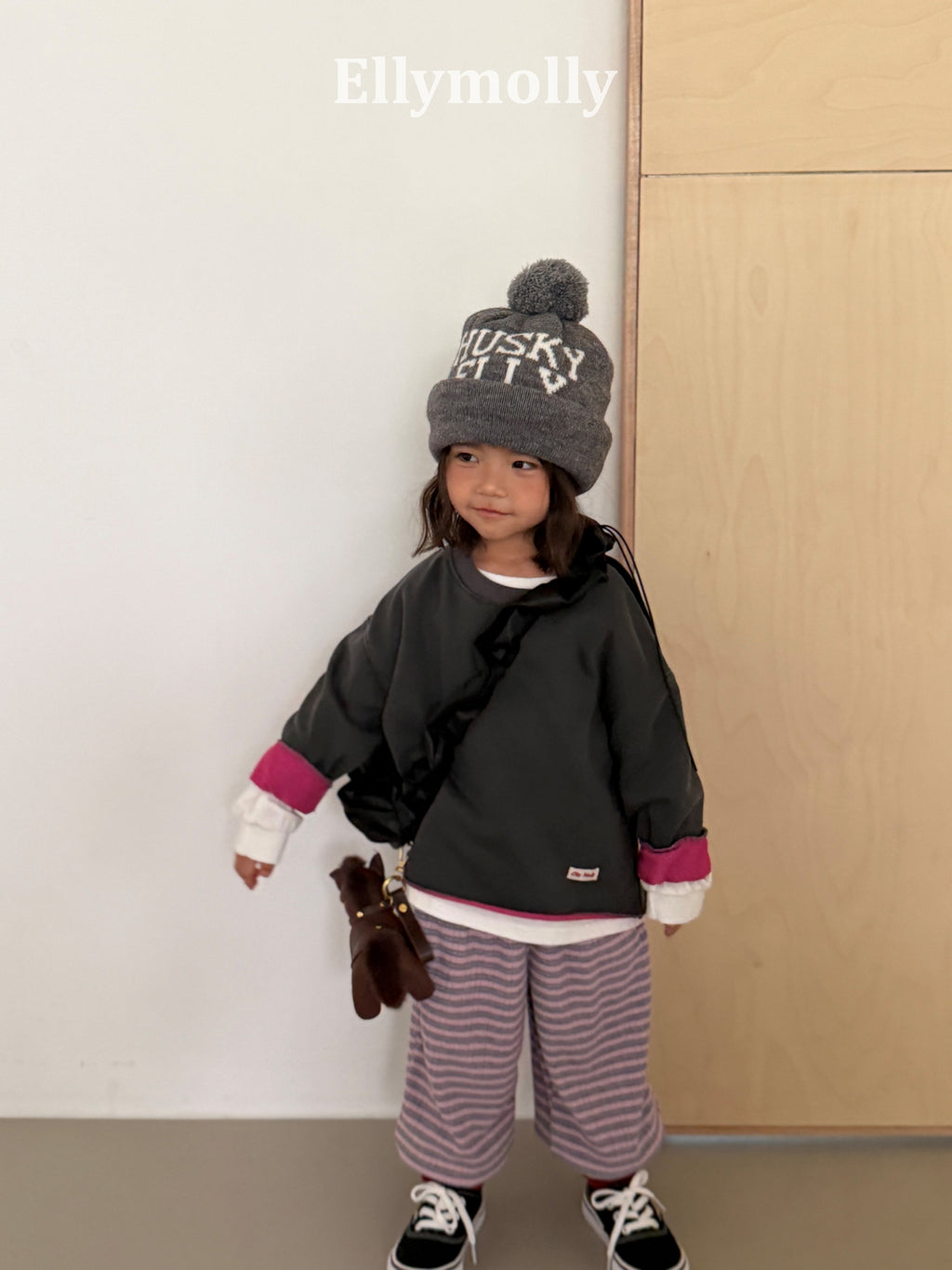 Elly Molly Rough Two Tone Dyeing Sweatshirt