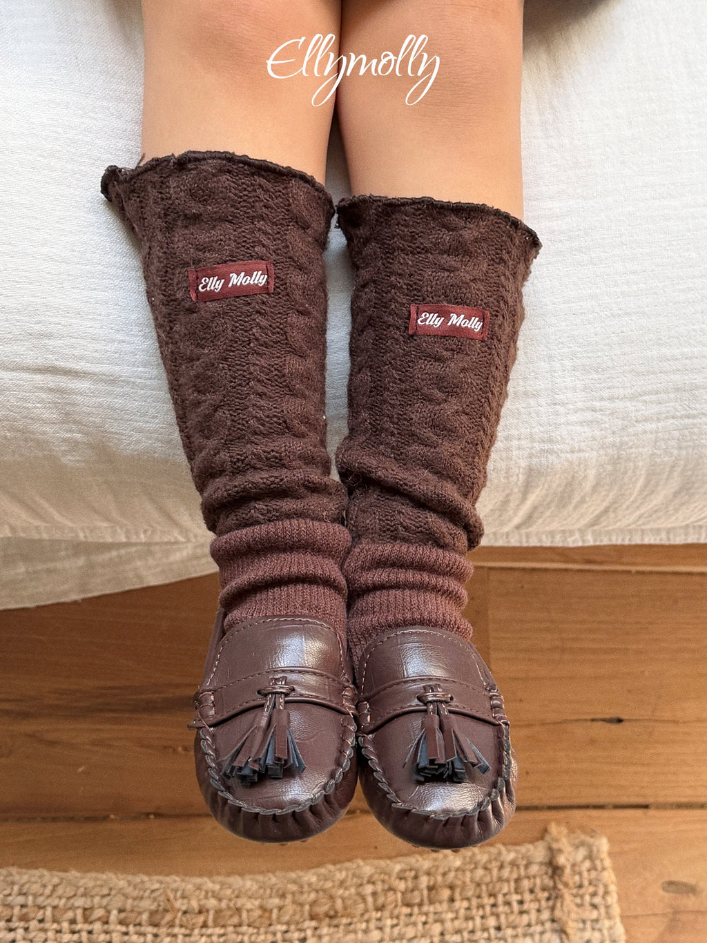 Elly Molly Twist Wool Socks