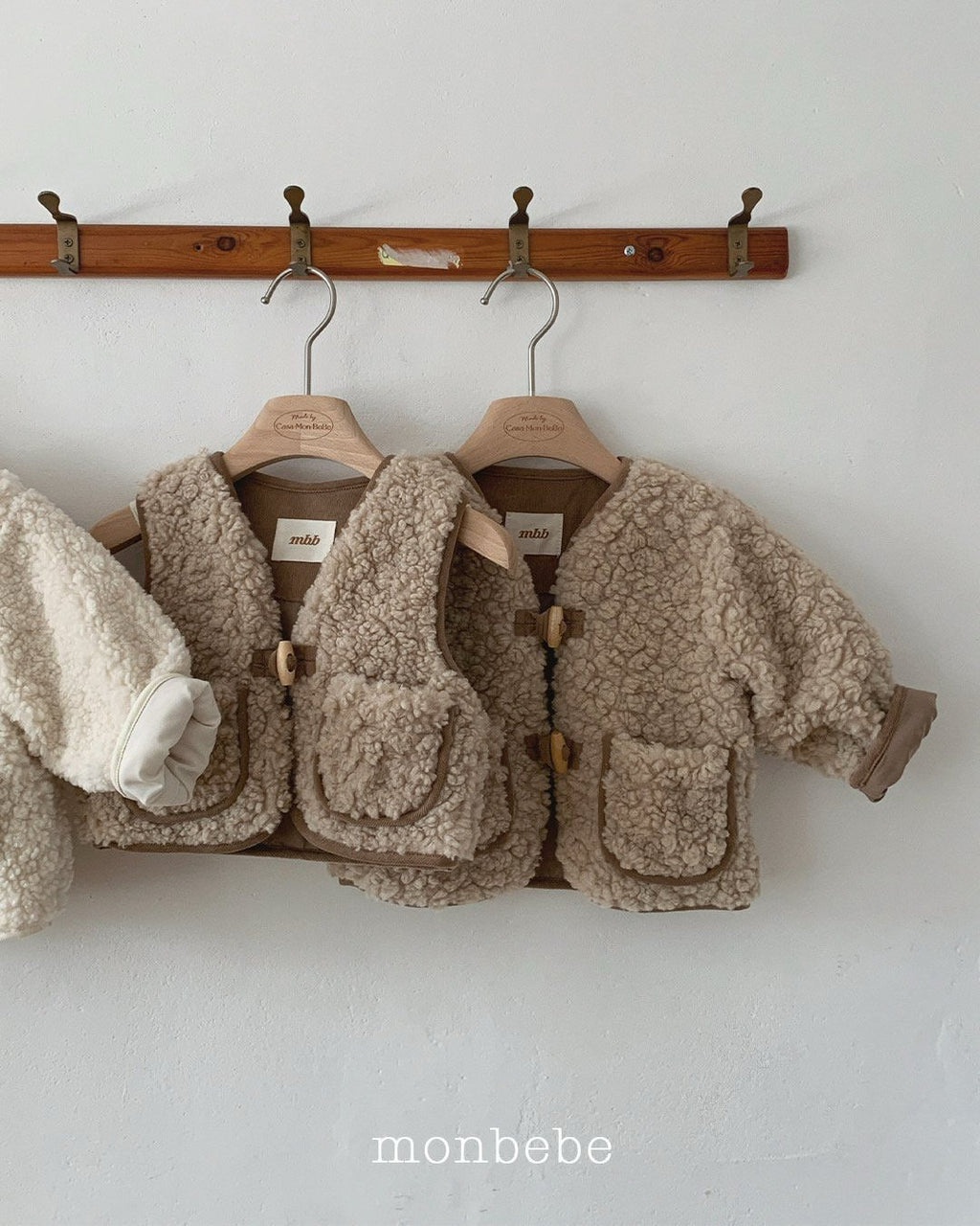 monbebe Shearling Vest