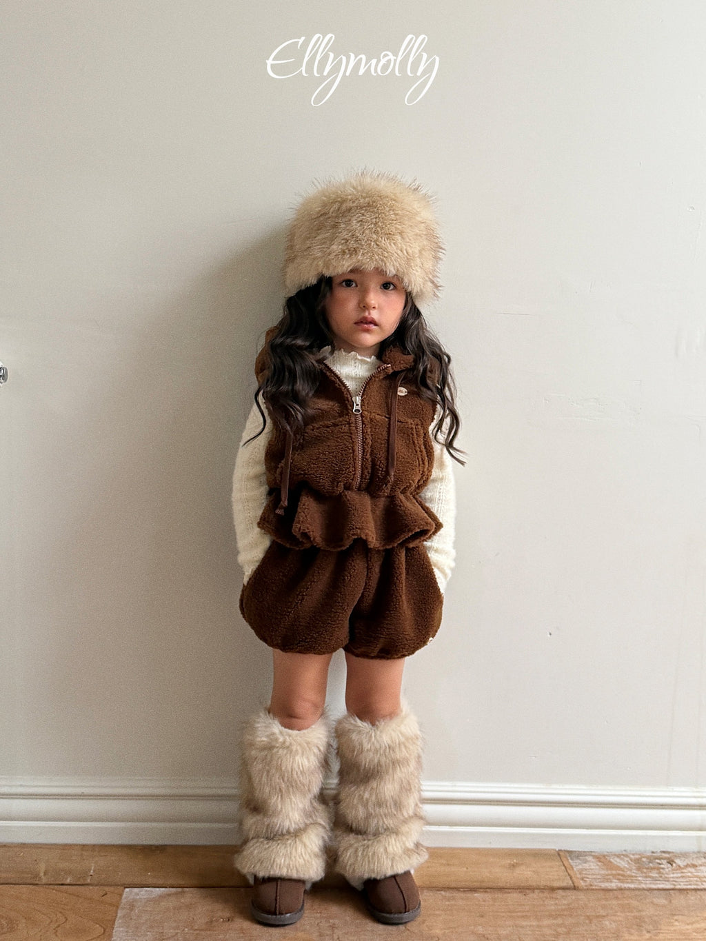 Elly Molly Bear Hood Vest