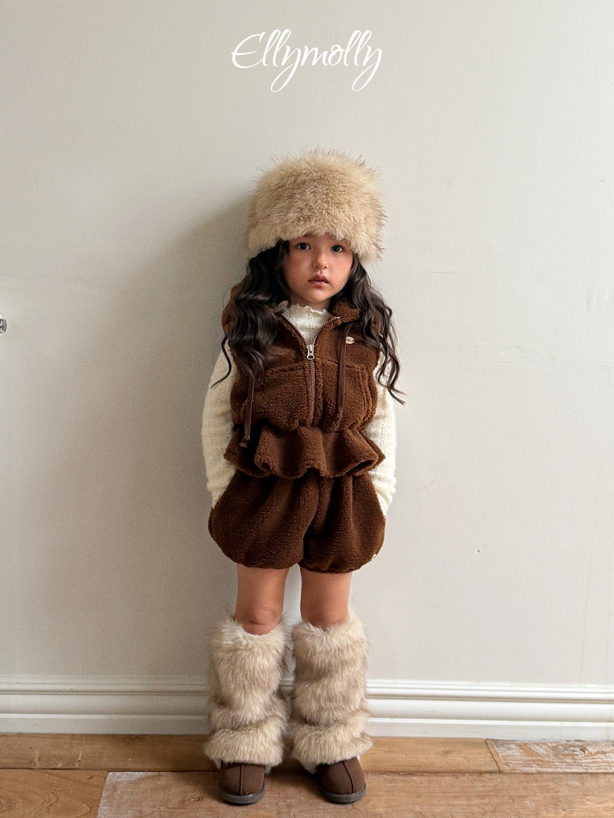 Elly Molly Bear Hood Vest