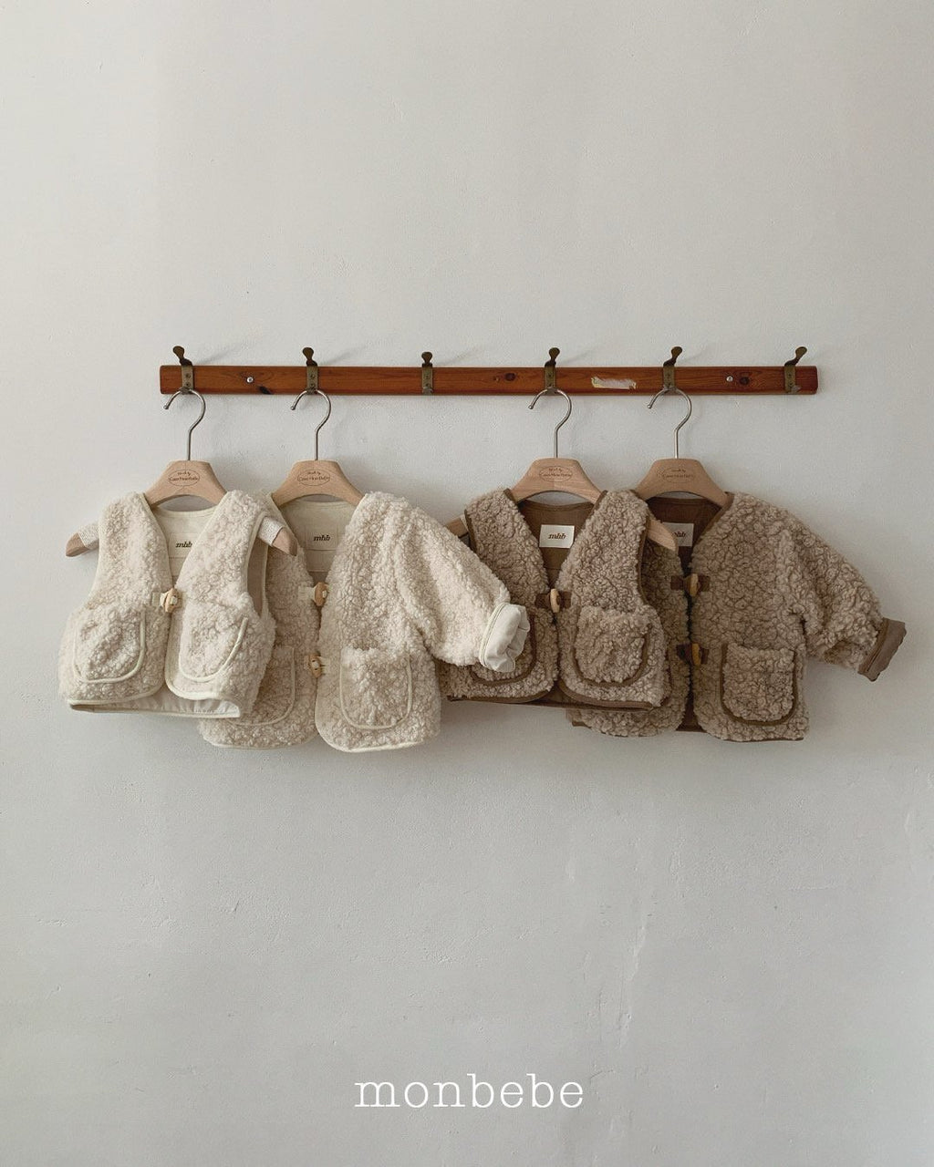 monbebe Shearling Vest