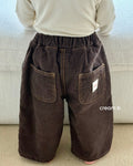Creambbang Brushed Corduroy Baggy Pants