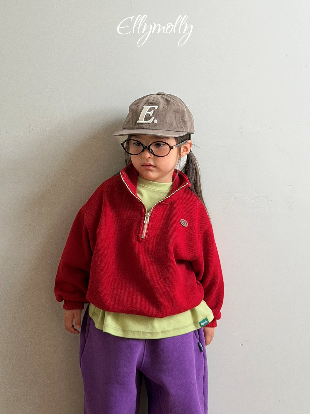 Elly Molly Arden Wool Half Zip-Up
