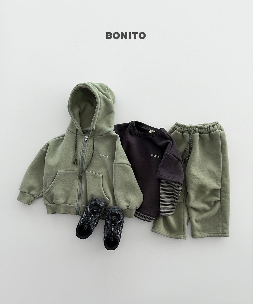 bonito ピンタック ストレートパンツ