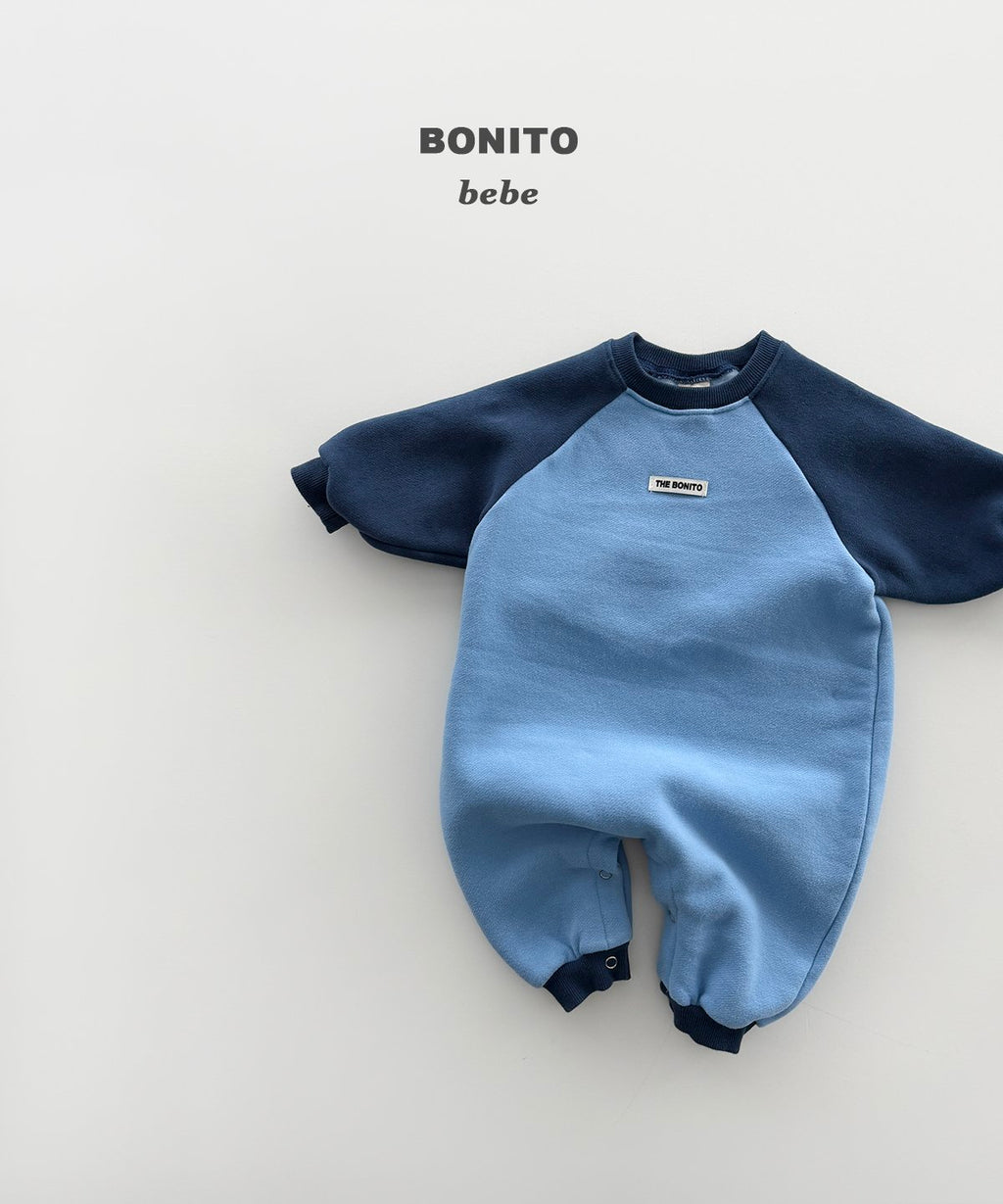 bonito 配色ラグラン スーツ