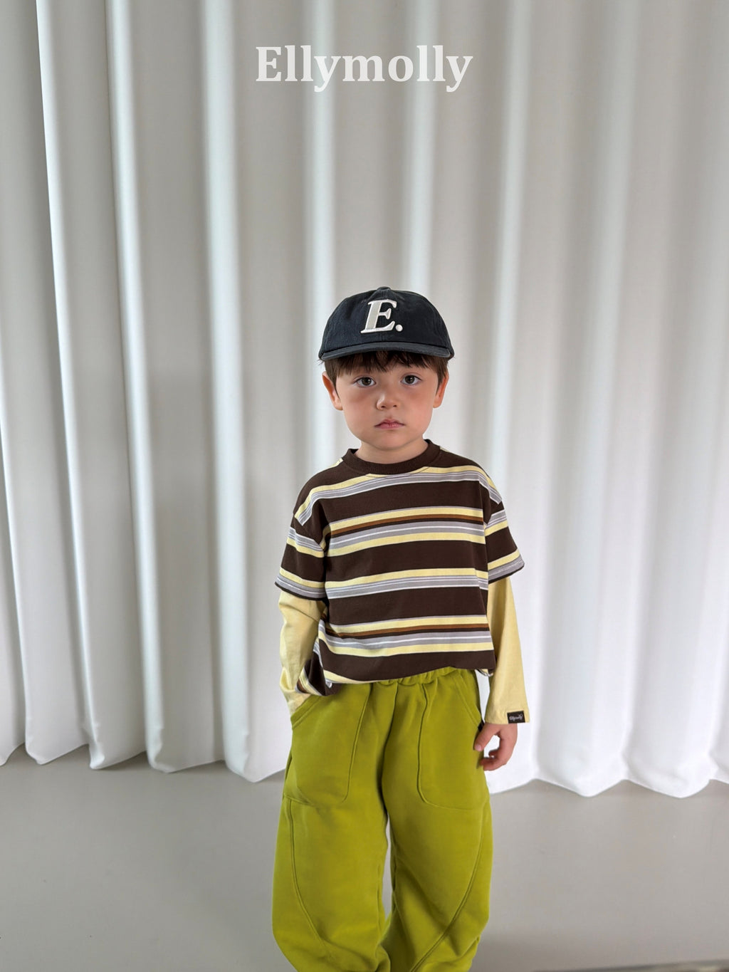 Elly Molly Campus Color Block Tee