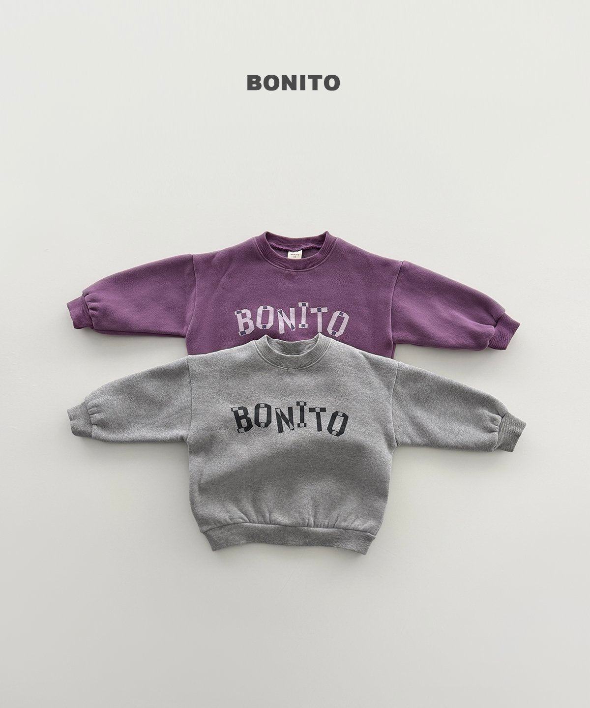bonito ラフ ロゴスウェット