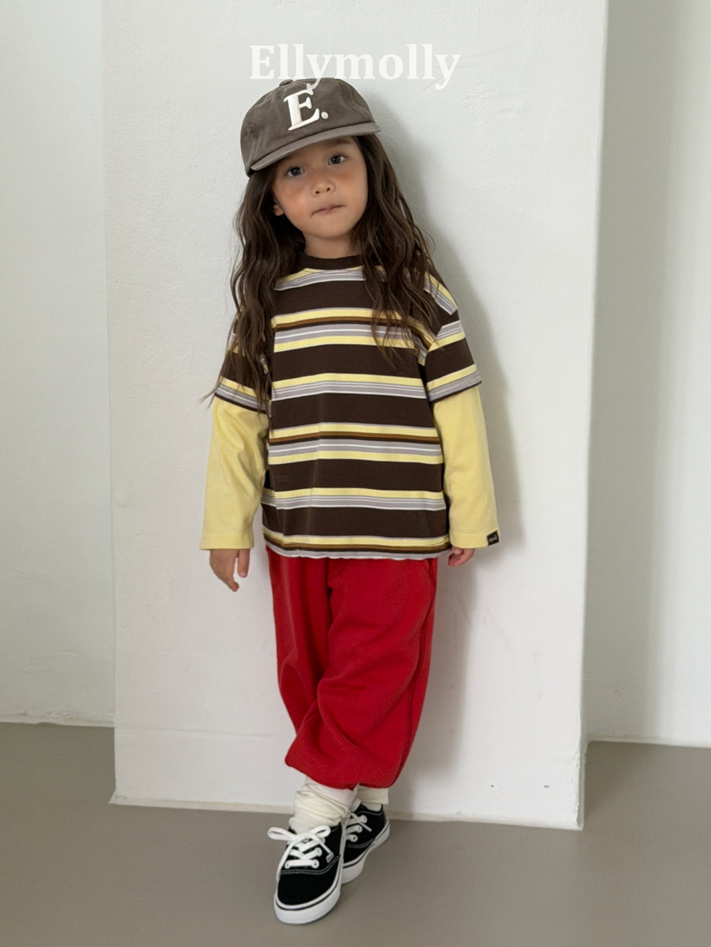 Elly Molly Campus Color Block Tee