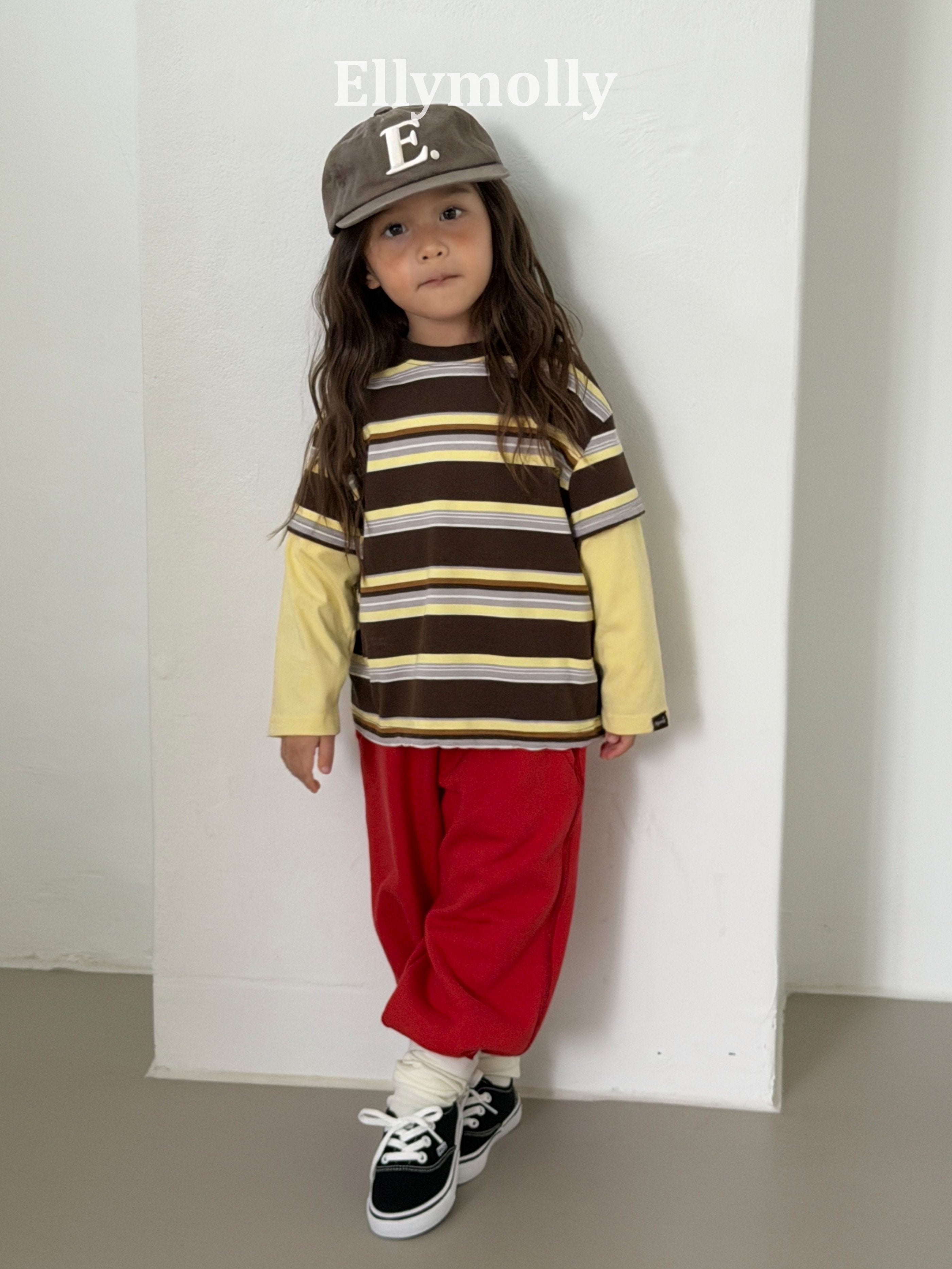 Elly Molly Campus Color Block Tee
