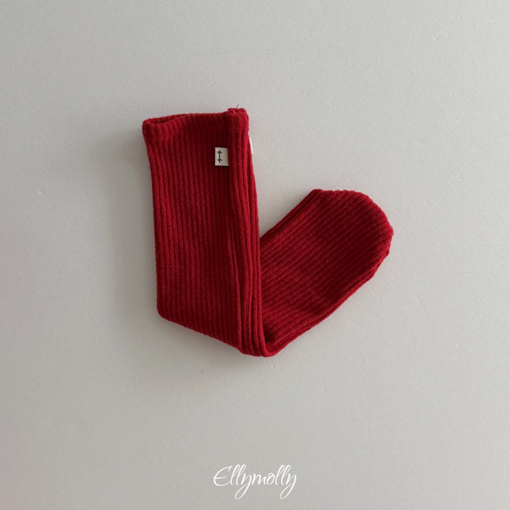 Elly Molly Wool Rib Socks