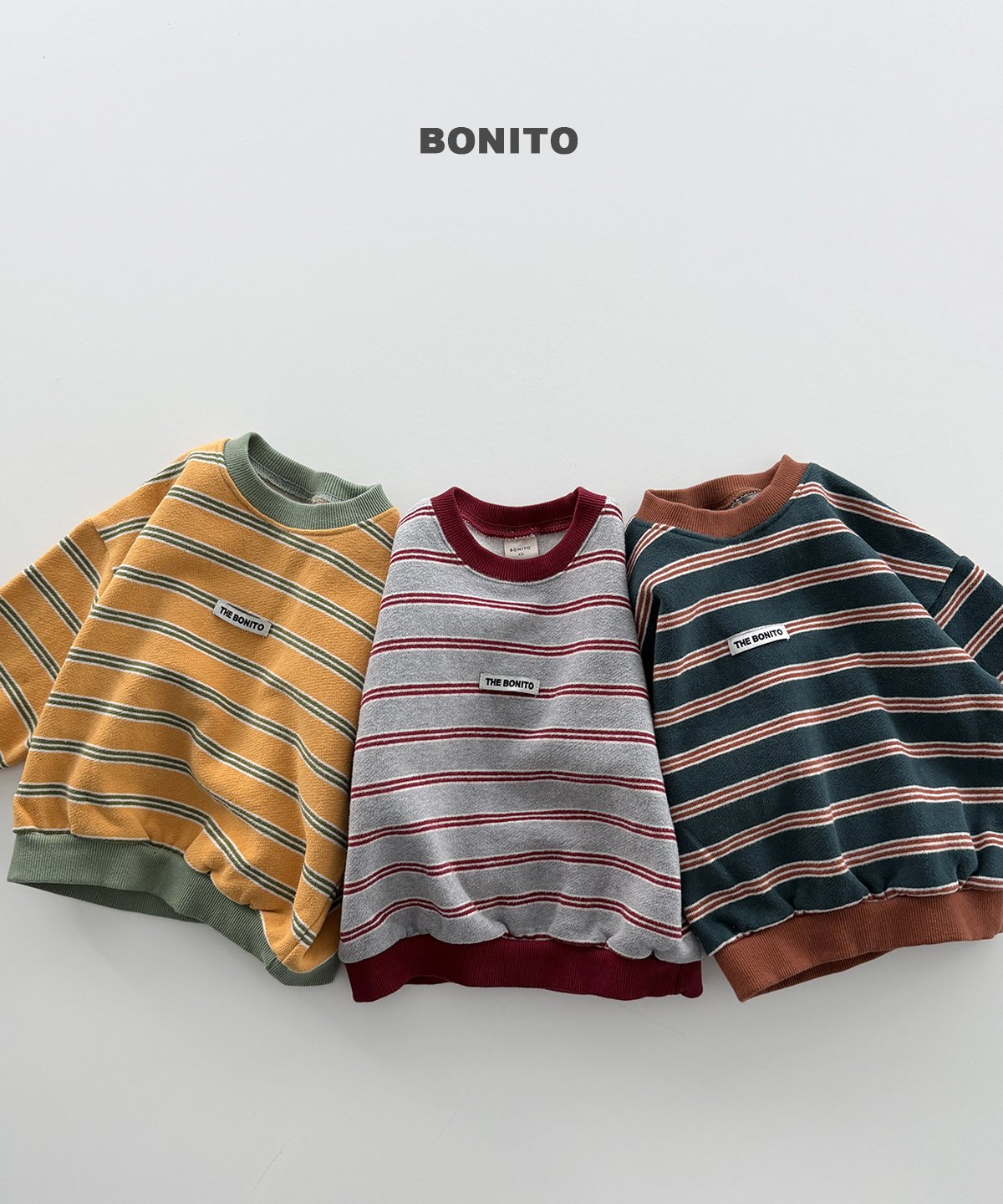 bonito モニカ ボーダースウェット